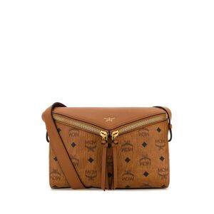 Mcm Women Printed Canvas Small Diamant 3D Crossbody Bag